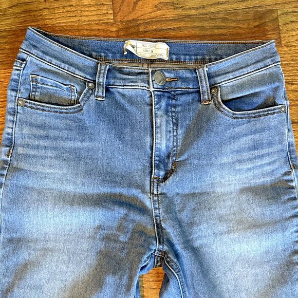 Free People Jeans Women 28 Light Blue Wash High Waist Skinny Soft 61855-16515125 - Picture 2 of 10